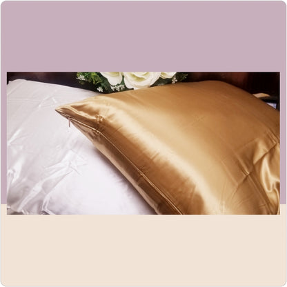 Gold Yellow 100 % Mulberry Silk Pillowcase