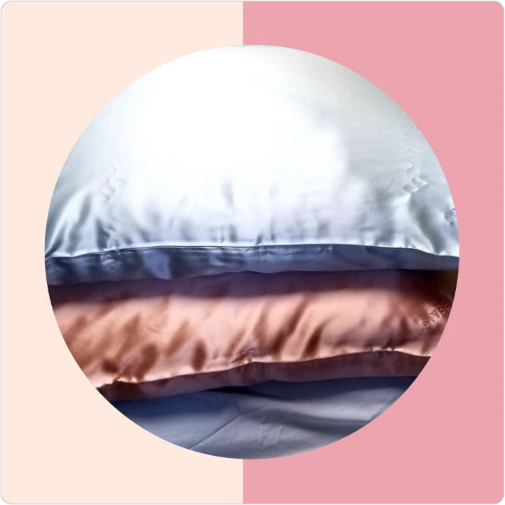 Silver - 100 % Mulberry Silk Pillowcase