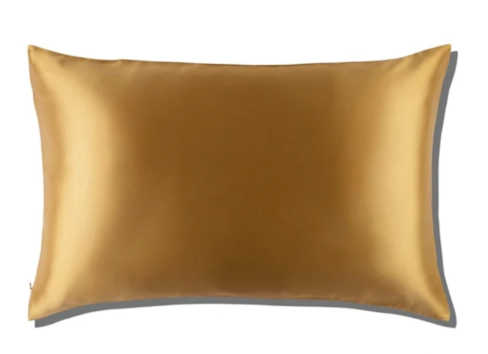 Gold Yellow 100 % Mulberry Silk Pillowcase